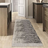 Dekoreko Kaymaz Taban Djt Mutfak Halısı Trend Saçaklı Modern 1911