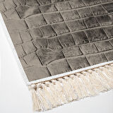 Dekoreko Kaymaz Taban Djt Mutfak Halısı Trend Saçaklı Modern 1911