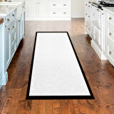 Alanur Home Kaymaz Taban Djt Banyo Mutfak Salon Halı  Trend Dokuma Desen E5001