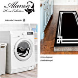 Dekoreko Kaymaz Taban Djt Mutfak Halısı Star Pamuk Saçaklı Modern 1669