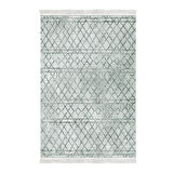 Dekoreko Kaymaz Taban Djt Salon Halısı Trend Saçaklı İskandinav F5079