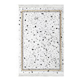 Dekoreko Kaymaz Taban Djt Mutfak Halısı Trend Saçaklı Modern M12366