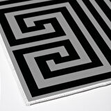 Dekoreko Kaymaz Taban Djt Mutfak Halısı Yıldız Deri Modern 658M