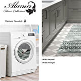 Dekoreko Kaymaz Taban Djt Mutfak Halısı Trend Saçaklı İskandinav F5080