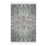 Dekoreko Kaymaz Taban Djt Salon Halısı Star Pamuk Saçaklı Modern 743