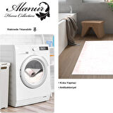 Dekoreko Kaymaz Taban Djt Banyo Halısı Trend Modern 1342