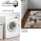 Dekoreko Kaymaz Taban Djt Mutfak Halısı Star Pamuk Modern Mu113