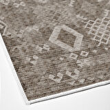 Dekoreko Kaymaz Taban Djt Mutfak Halısı Yıldız Deri İskandinav F5137