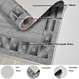 Dekoreko Kaymaz Taban Djt Mutfak Halısı Trend Saçaklı Modern 691M