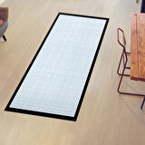 Alanur Home Kaymaz Taban Djt Banyo Mutfak Salon Halı  Trend Dokuma Desen E5007