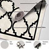 Dekoreko Kaymaz Taban Djt Salon Halısı Trend Modern 688M