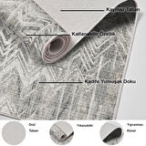 Dekoreko Kaymaz Taban Djt Banyo Halısı Trend İskandinav F5083