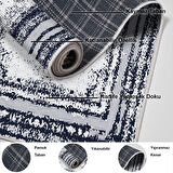 Dekoreko Kaymaz Taban Djt Mutfak Halısı Star Pamuk Modern M5132