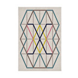 Dekoreko Kaymaz Taban Djt Salon Halısı Yıldız Deri Modern P1525