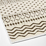 Dekoreko Kaymaz Taban Djt Salon Halısı Yıldız Deri İskandinav F5086