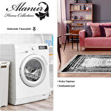 Dekoreko Kaymaz Taban Djt Salon Halısı Star Pamuk Saçaklı Modern M5132