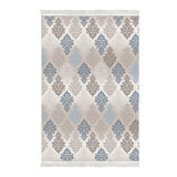 Dekoreko Kaymaz Taban Djt Mutfak Halısı Yıldız Deri Saçaklı Modern 674M