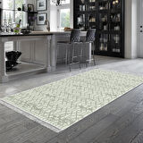 Dekoreko Kaymaz Taban Djt Mutfak Halısı Trend Saçaklı Modern 757