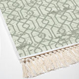 Dekoreko Kaymaz Taban Djt Mutfak Halısı Trend Saçaklı Modern 757