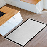 Alanur Home Kaymaz Taban Djt Banyo Mutfak Salon Halı Star Pamuk Saçaklı Dokuma Desen E5001