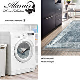 Dekoreko Kaymaz Taban Djt Mutfak Halısı Trend Saçaklı Modern M5142