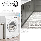 Dekoreko Kaymaz Taban Djt Mutfak Halısı Trend İskandinav F5086