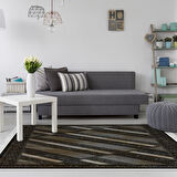 Dekoreko Kaymaz Taban Djt Salon Halısı Trend Saçaklı Modern 731