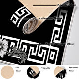 Dekoreko Kaymaz Taban Djt Salon Halısı Yıldız Deri Modern Kt494