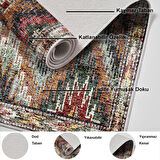 Dekoreko Kaymaz Taban Djt Banyo Halısı Trend İskandinav F5003