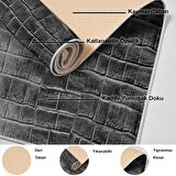 Dekoreko Kaymaz Taban Djt Salon Halısı Yıldız Deri Modern 1911