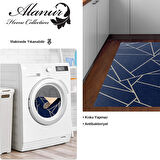 Dekoreko Kaymaz Taban Djt Mutfak Halısı Yıldız Deri Modern 717