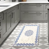 Dekoreko Kaymaz Taban Djt Mutfak Halısı Star Pamuk Modern 1319