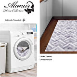 Dekoreko Kaymaz Taban Djt Mutfak Halısı Trend İskandinav F5124