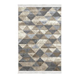 Dekoreko Kaymaz Taban Djt Mutfak Halısı Yıldız Deri Saçaklı İskandinav 661M