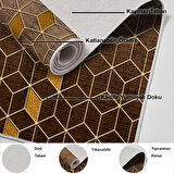 Dekoreko Kaymaz Taban Djt Salon Halısı Trend Modern 719