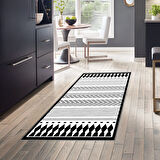 Dekoreko Kaymaz Taban Djt Mutfak Halısı Star Pamuk İskandinav M1273