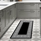 Dekoreko Kaymaz Taban Djt Mutfak Halısı Trend Saçaklı Modern 608M