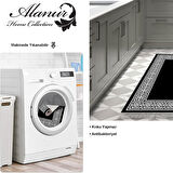 Dekoreko Kaymaz Taban Djt Mutfak Halısı Trend Saçaklı Modern 608M