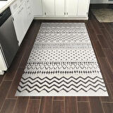 Dekoreko Kaymaz Taban Djt Mutfak Halısı Star Pamuk İskandinav F5086