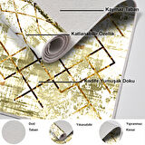 Dekoreko Kaymaz Taban Djt Salon Halısı Trend Modern M5026