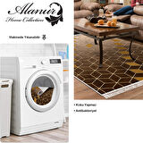 Dekoreko Kaymaz Taban Djt Salon Halısı Trend Saçaklı Modern 719