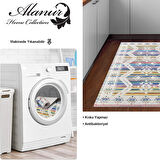 Dekoreko Kaymaz Taban Djt Mutfak Halısı Trend İskandinav F5014