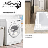 Dekoreko Kaymaz Taban Djt Mutfak Halısı Star Pamuk Saçaklı Modern 657M