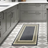 Dekoreko Kaymaz Taban Djt Mutfak Halısı Trend Modern M5140