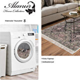 Dekoreko Kaymaz Taban Djt Salon Halısı Star Pamuk Saçaklı Modern 659M