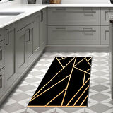 Dekoreko Kaymaz Taban Djt Mutfak Halısı Star Pamuk Modern 686M