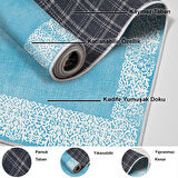 Dekoreko Kaymaz Taban Djt Mutfak Halısı Star Pamuk Modern 1460