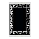 Dekoreko Kaymaz Taban Djt Mutfak Halısı Star Pamuk Saçaklı Modern F5035