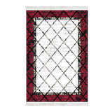 Dekoreko Kaymaz Taban Djt Mutfak Halısı Star Pamuk Saçaklı Modern M5129