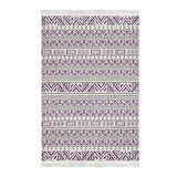 Dekoreko Kaymaz Taban Djt Mutfak Halısı Yıldız Deri Saçaklı İskandinav F5082